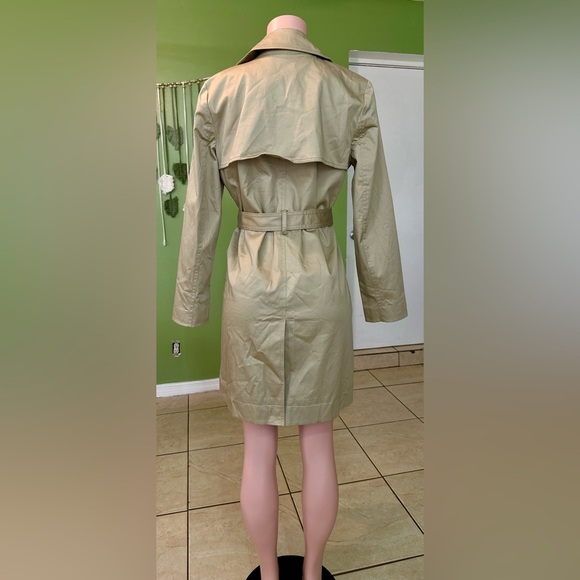 Style & Co. Beige Women's Trench Coat - Picture 6 of 10